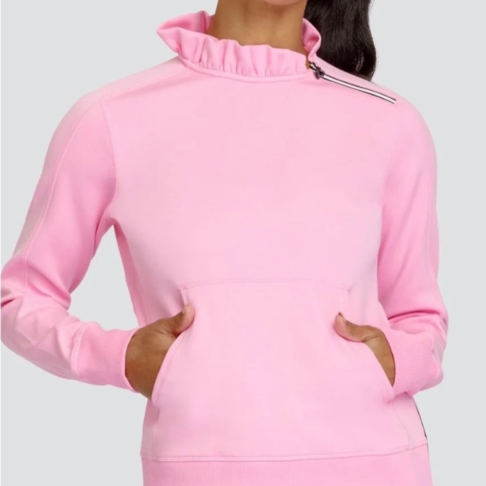 Tail brand pink ruffle top